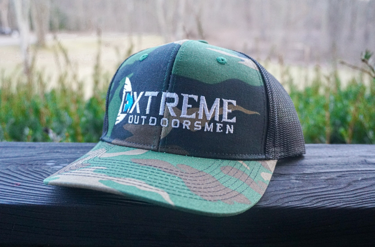 Extreme Logo Trucker Hat - Camo