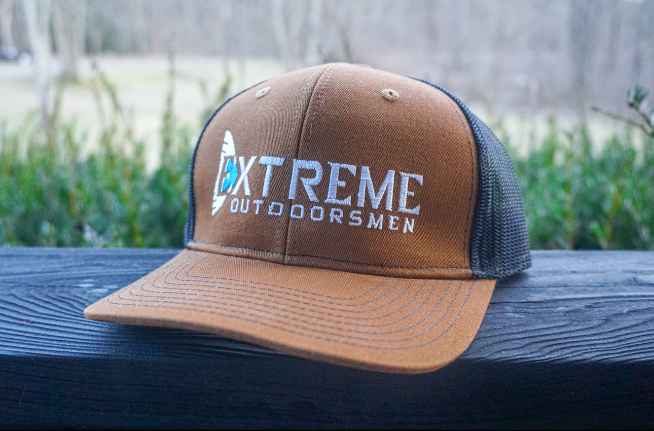Extreme Logo Trucker Hat - Brown